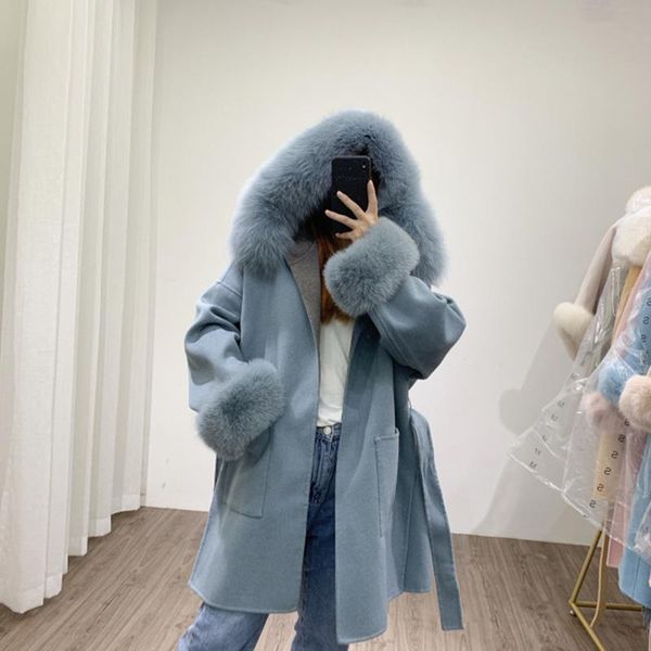 women's fur & faux sold jacket ladies cashmere lambswool coats natural hooded womens clothing winter women with belt, Black
women's fur & faux sold jacket ladies cashmere lambswool coats natural hooded womens clothing winter women with belt, Black