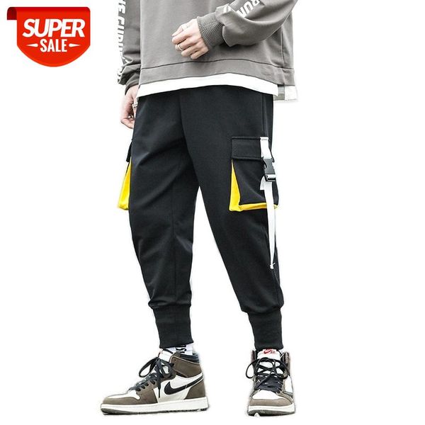 New Arrival Casual Ribbons Big Pockets Men's Joggers Sweatpants Autumn Fashion Cargo Style Pants Streetwear #mp8S, Black
New Arrival Casual Ribbons Big Pockets Men's Joggers Sweatpants Autumn Fashion Cargo Style Pants Streetwear #mp8S, Black