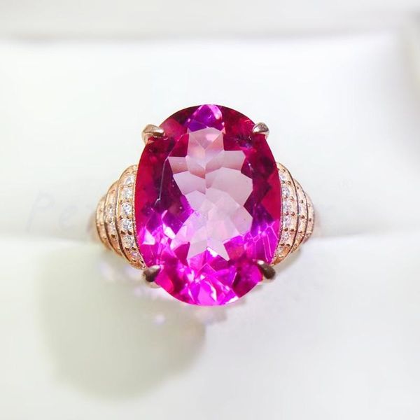 cluster rings per jewelry natural real pink z big ring 12*16mm 11ct gemstone 925 sterling silver fine q204225, Golden;silver
cluster rings per jewelry natural real pink z big ring 12*16mm 11ct gemstone 925 sterling silver fine q204225, Golden;silver
