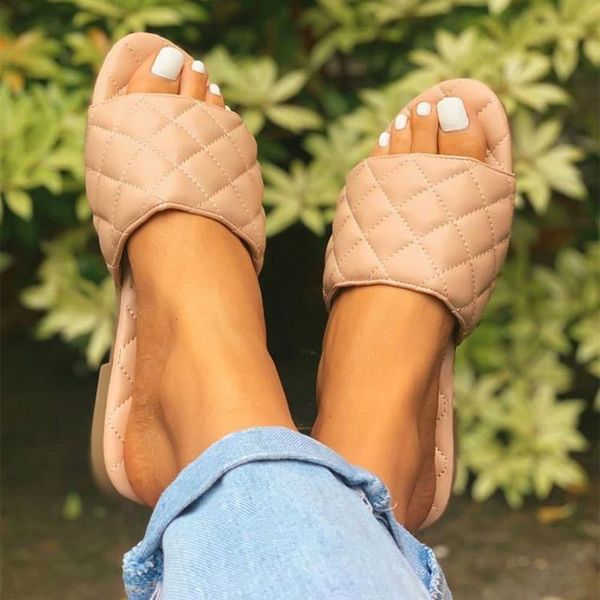 slippers women soft pu leather ladies shoes non slip comfortable flat slides outside beach female footwear summer fashion 2021, Black
slippers women soft pu leather ladies shoes non slip comfortable flat slides outside beach female footwear summer fashion 2021, Black