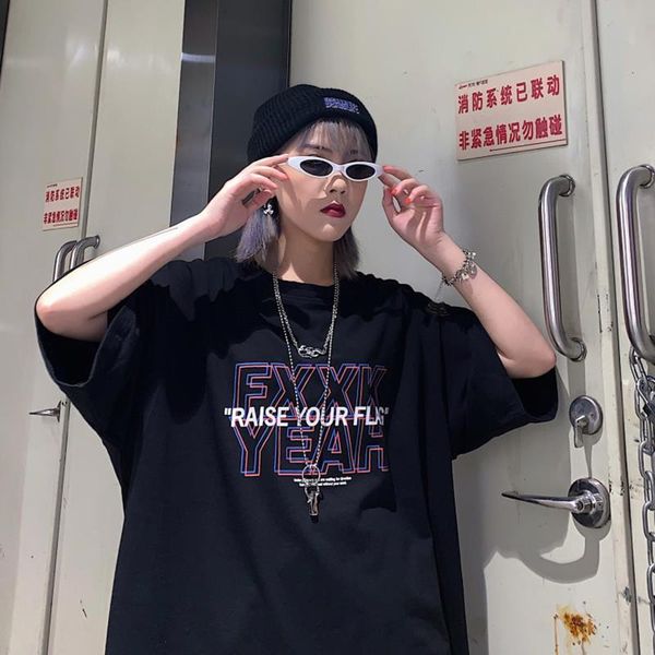 summer women t-shirt short sleeve harajuku ins bf dropshipping clothes vintage streetwear punk print casual hip hop clothing, White
summer women t-shirt short sleeve harajuku ins bf dropshipping clothes vintage streetwear punk print casual hip hop clothing, White
