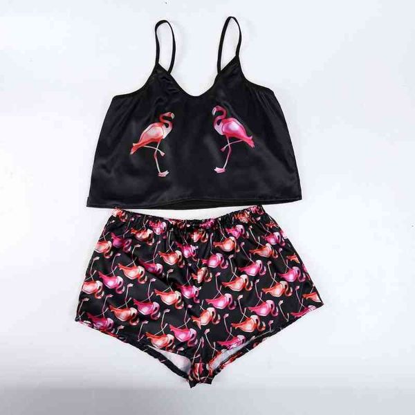 and charming imitation silk bagged lovely women's thin home clothes 211202, Black;white
and charming imitation silk bagged lovely women's thin home clothes 211202, Black;white