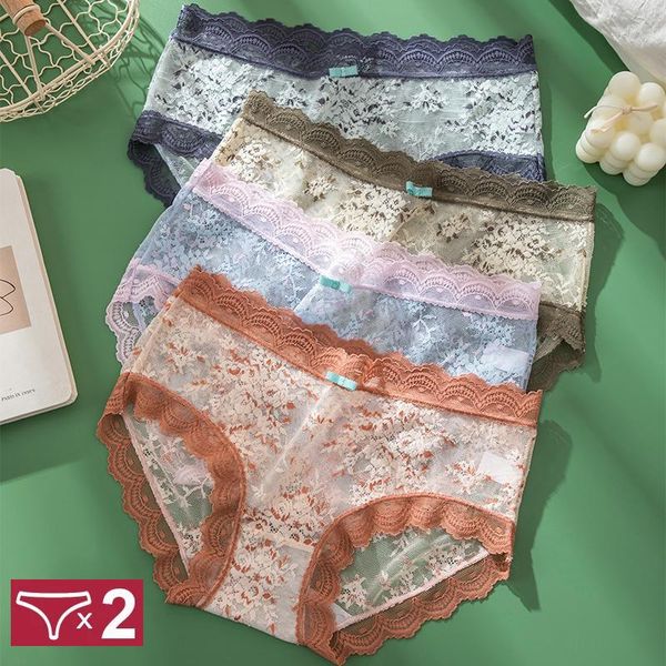 women's panties 2pcs/set lace seamless underwear bow underpants girls briefs breathable female hollow out intimates l xl, Black;pink
women's panties 2pcs/set lace seamless underwear bow underpants girls briefs breathable female hollow out intimates l xl, Black;pink