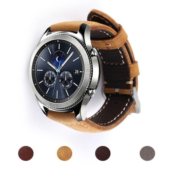watch bands italian retrol genuine leather watchband 22mm for samsung gear s3 classic frontier 2 neo live huawei band wrist strap, Black;brown
watch bands italian retrol genuine leather watchband 22mm for samsung gear s3 classic frontier 2 neo live huawei band wrist strap, Black;brown
