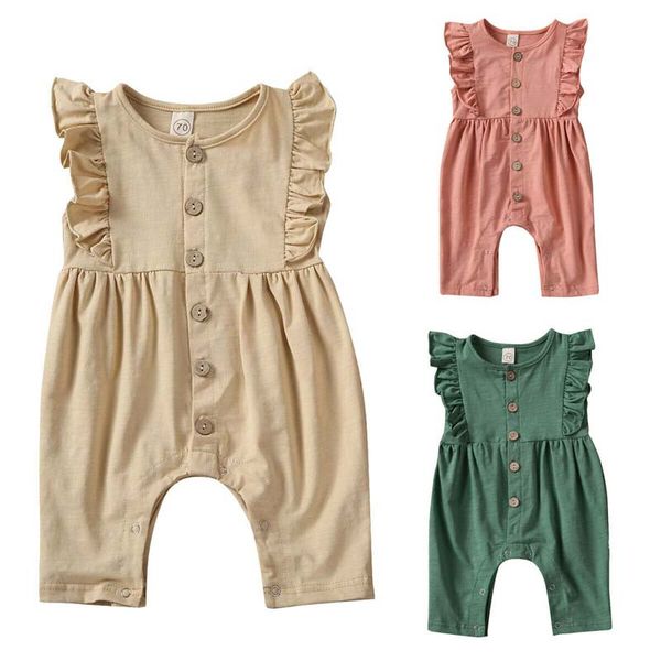 0-18m newborn girls soft clothes baby girl o-neck ruffle romper summer one-pieces sleeveless solid clothing for infant rompers, Blue
0-18m newborn girls soft clothes baby girl o-neck ruffle romper summer one-pieces sleeveless solid clothing for infant rompers, Blue