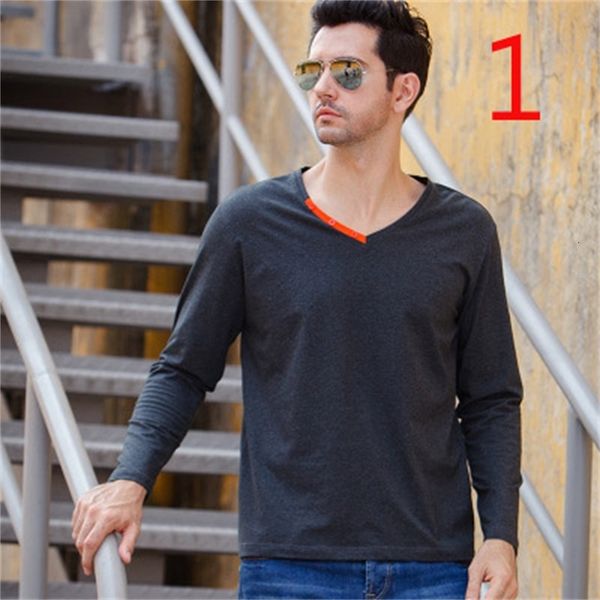 2021 new long-sleeved t-shirt round neck sweater silk korean version of the self-cultivation trend men's clothing mdtq, White;black
2021 new long-sleeved t-shirt round neck sweater silk korean version of the self-cultivation trend men's clothing mdtq, White;black
