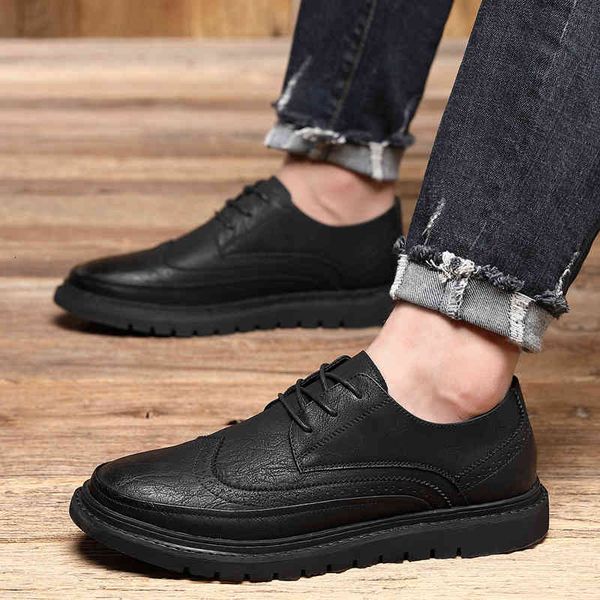 dress shoes mens leather fashion sneakers casual oxfords flats skateboarding brogue low cut trend creepers brand design shoes k22w, Black
dress shoes mens leather fashion sneakers casual oxfords flats skateboarding brogue low cut trend creepers brand design shoes k22w, Black