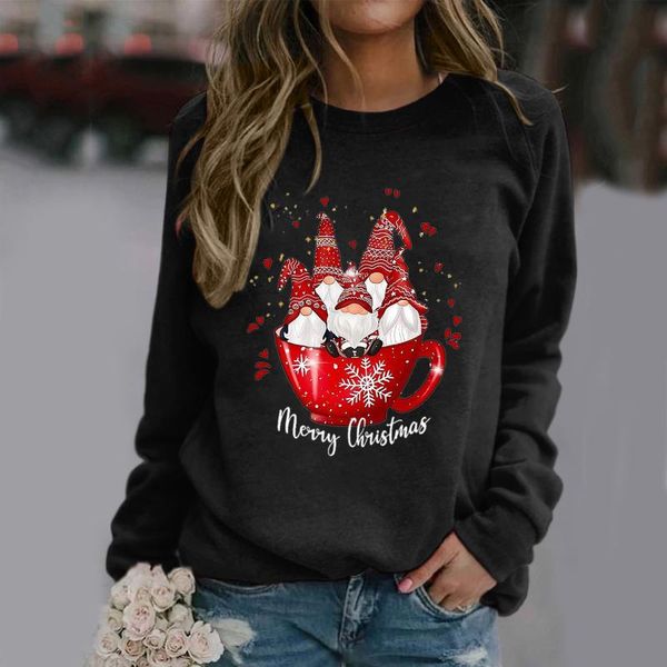 women's hoodies & sweatshirts ladies clothing fashion merry christmas print long-sleeved hooded sweatshirt casual blouse pullover, Black
women's hoodies & sweatshirts ladies clothing fashion merry christmas print long-sleeved hooded sweatshirt casual blouse pullover, Black