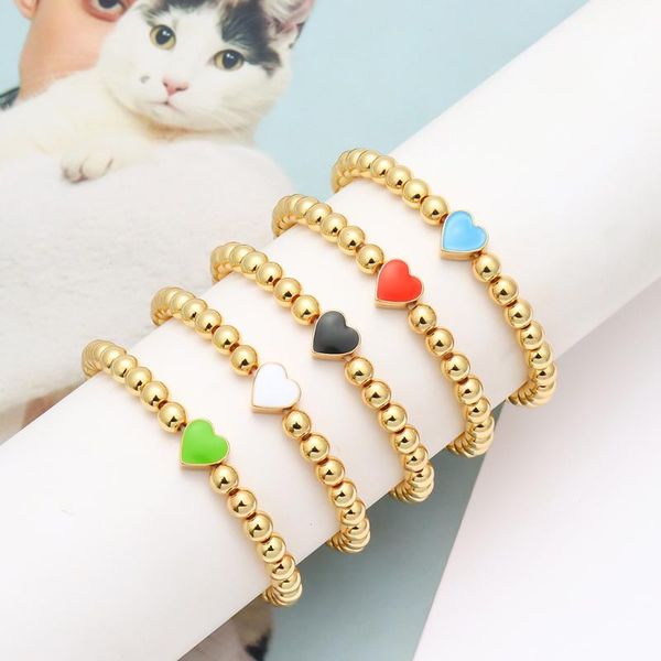 bangle fashion gift charm bracelet beads love enamel red heart blue green trend lovely young people classic jewelry, Black
bangle fashion gift charm bracelet beads love enamel red heart blue green trend lovely young people classic jewelry, Black