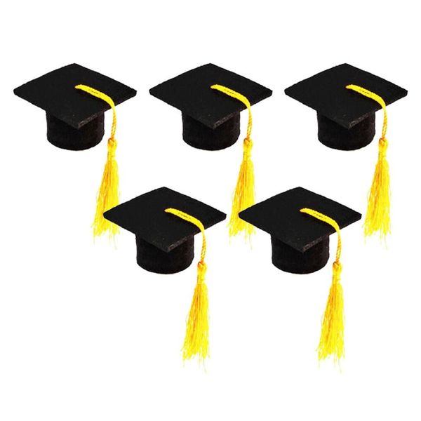 party hats 5pcs mini doctoral cap shape wine bottle adorable tassel cover graduation ornament beer decoration
party hats 5pcs mini doctoral cap shape wine bottle adorable tassel cover graduation ornament beer decoration