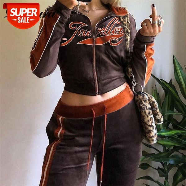 Dulzura Velvet Letter Embroidery Women 2 Piece Set Sweatshirt Zipper Wide Let Sweatpants Tracksuit Casual 2021 Spring Outfit #SP5B, White
Dulzura Velvet Letter Embroidery Women 2 Piece Set Sweatshirt Zipper Wide Let Sweatpants Tracksuit Casual 2021 Spring Outfit #SP5B, White
