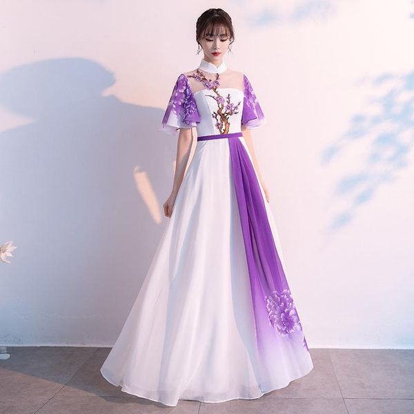 ethnic clothing embroidery flower cheongsam batwing sleeve perspective collar qipao lace backless dress gown retro gradients vestidos, Red
ethnic clothing embroidery flower cheongsam batwing sleeve perspective collar qipao lace backless dress gown retro gradients vestidos, Red