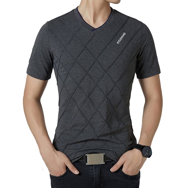 new brand summer casual t shirt men short sleeve v-neck elastic rhombic pattern mens clothes 2021 6kzi, White;black
new brand summer casual t shirt men short sleeve v-neck elastic rhombic pattern mens clothes 2021 6kzi, White;black