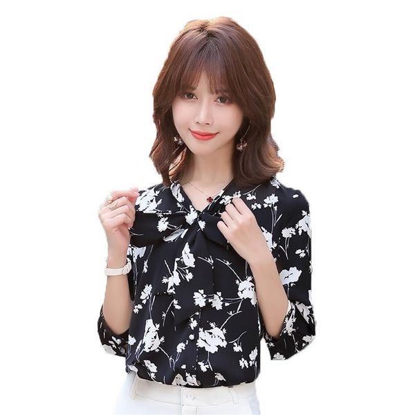 floral chiffon blouse women korean style plus size s-5xl elegant ladies bow tie mid-sleeves loose shirt female lr1239 210531, White
floral chiffon blouse women korean style plus size s-5xl elegant ladies bow tie mid-sleeves loose shirt female lr1239 210531, White