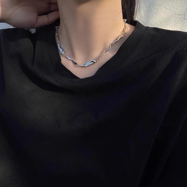 chains curve necklace for women silver color fashion chain necklaces bracelet jewelry wholesale
chains curve necklace for women silver color fashion chain necklaces bracelet jewelry wholesale