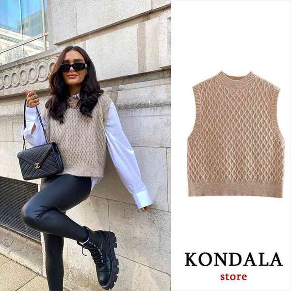 fashion za women woolen sweaters sleeveless honeycomb stitching vest casual knitted ladies outwear mujer, White;black
fashion za women woolen sweaters sleeveless honeycomb stitching vest casual knitted ladies outwear mujer, White;black