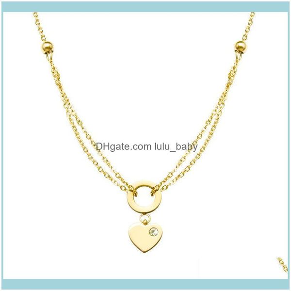 pendant & pendants jewelrypendant necklaces trend gold color stainless steel for women party clavicle chain jewelry fashion double layer hea, Silver
pendant & pendants jewelrypendant necklaces trend gold color stainless steel for women party clavicle chain jewelry fashion double layer hea, Silver