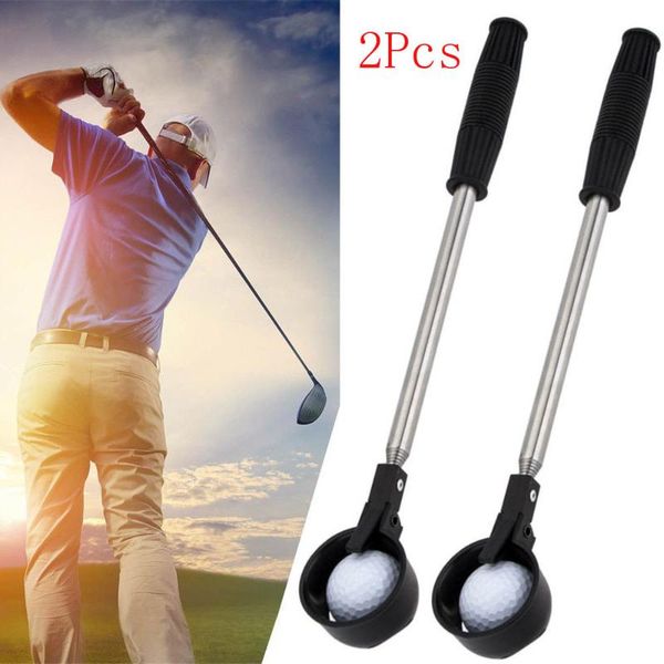 golf training aids 2 pcs lightweight ball retriever picker stainless steel shaft portable scoop
golf training aids 2 pcs lightweight ball retriever picker stainless steel shaft portable scoop