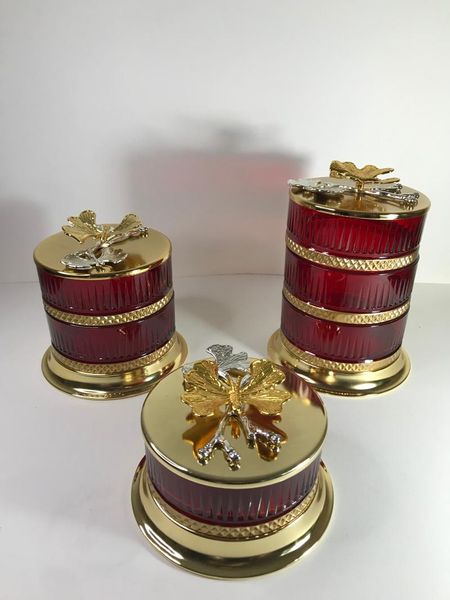 storage bottles & jars 6 piece kitchen organizer spice red glass design gold colour decorative butterfly details metal home accessories
storage bottles & jars 6 piece kitchen organizer spice red glass design gold colour decorative butterfly details metal home accessories