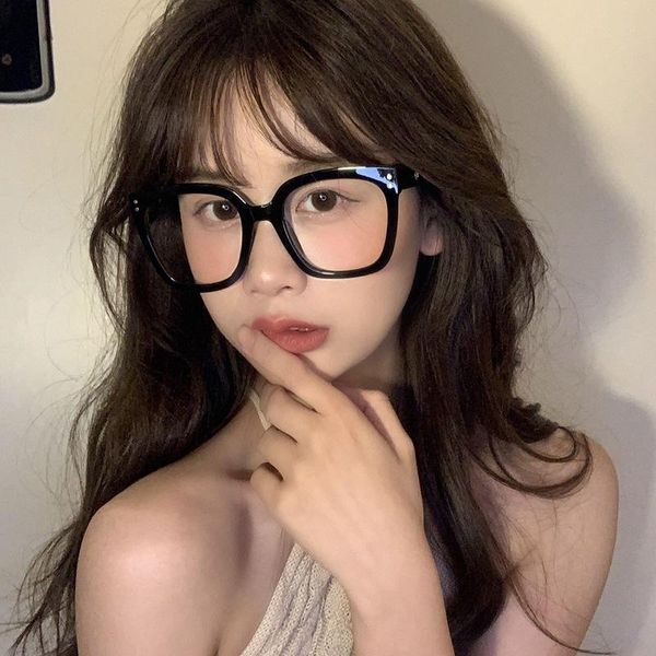 fashion sunglasses frames charming anti-blue glasses frame women no makeup men contrasting cute decorative, Black
fashion sunglasses frames charming anti-blue glasses frame women no makeup men contrasting cute decorative, Black