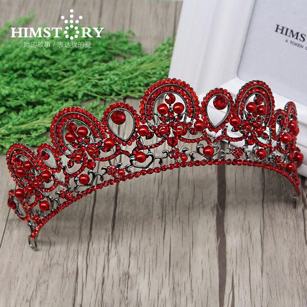 hair clips & barrettes himstory red rhinestones pearl wedding crown accessory gun black big european princess headdress hairwear, Golden;silver
hair clips & barrettes himstory red rhinestones pearl wedding crown accessory gun black big european princess headdress hairwear, Golden;silver