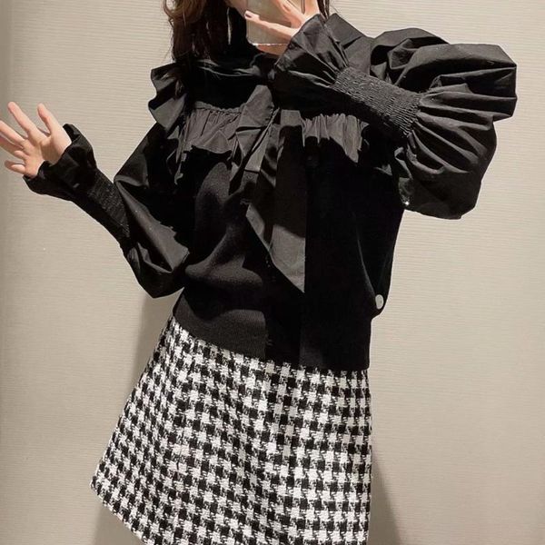 women's blouses & shirts japan style blouse spring autumn korean fashion temperament loose casual retro bowknot ruffle solid color long, White
women's blouses & shirts japan style blouse spring autumn korean fashion temperament loose casual retro bowknot ruffle solid color long, White