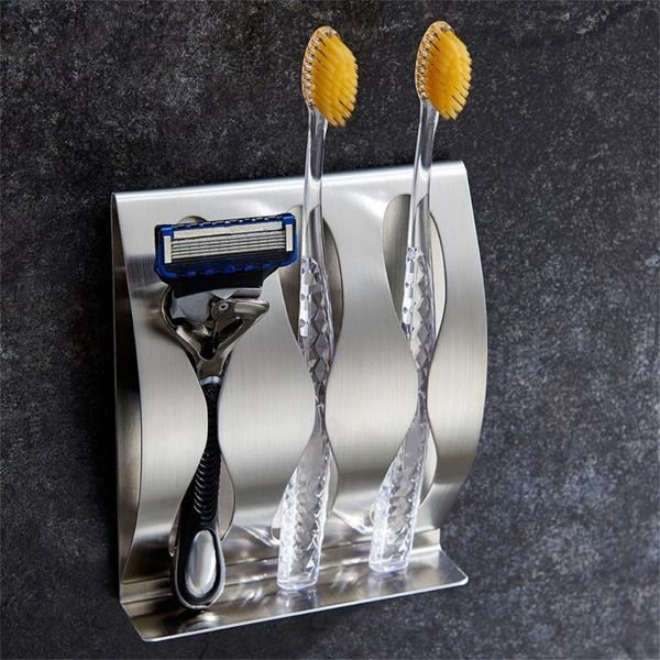 bath accessory set 3 holes stainless steel toothbrush holder wall mounted razor with self adhesive tape multifunctional storage organizer
bath accessory set 3 holes stainless steel toothbrush holder wall mounted razor with self adhesive tape multifunctional storage organizer