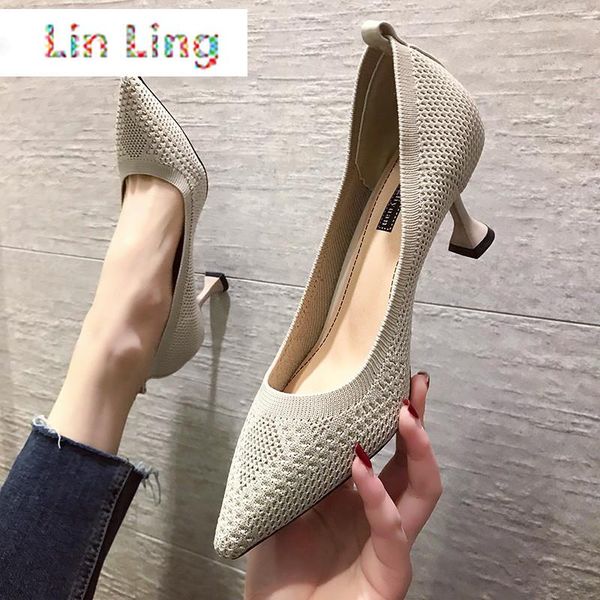 dress shoes office lady high heels knit stretch fabric pumps women black basic pump pointed toe zapatos mujer spring
dress shoes office lady high heels knit stretch fabric pumps women black basic pump pointed toe zapatos mujer spring