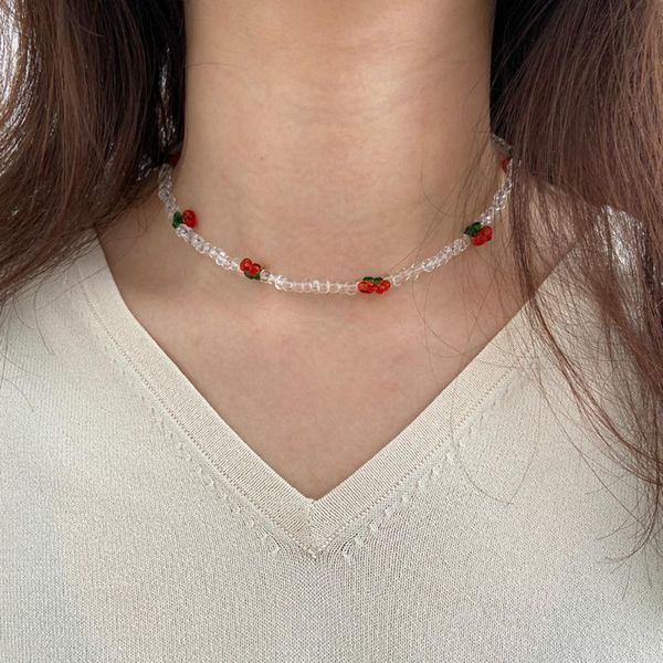 chokers bohemian korean fashion multicolor beads handmade necklaces for women transparent colorful clavicle chain choker jewelry, Golden;silver
chokers bohemian korean fashion multicolor beads handmade necklaces for women transparent colorful clavicle chain choker jewelry, Golden;silver