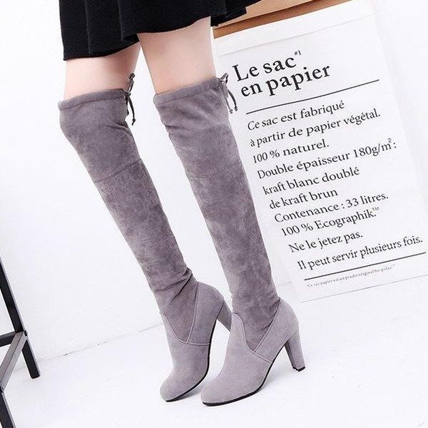 boots fashion shoes women's over knee stretch flock slip-on high-heeled comfortable ladies 2021 autumn winter, Black
boots fashion shoes women's over knee stretch flock slip-on high-heeled comfortable ladies 2021 autumn winter, Black