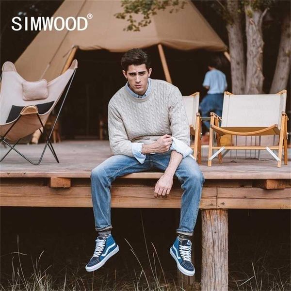 simwood autumn winter new cable-knit sweater men wool blend warm knitwear classical pullovers knit jumper sj121220 201221, White;black
simwood autumn winter new cable-knit sweater men wool blend warm knitwear classical pullovers knit jumper sj121220 201221, White;black
