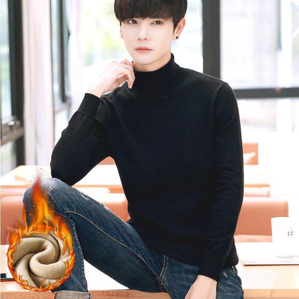 men's sweaters men winter sweater turtleneck pullover knitted solid color casual vintage slim fit autumn warm fashion, White;black
men's sweaters men winter sweater turtleneck pullover knitted solid color casual vintage slim fit autumn warm fashion, White;black