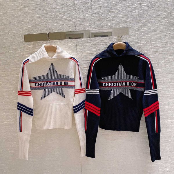 70% off sea military style knitted women's 21 autumn new products five pointed star color matching letters on the chest aging, Black;gray
70% off sea military style knitted women's 21 autumn new products five pointed star color matching letters on the chest aging, Black;gray