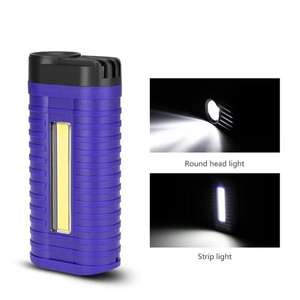 abs cob built-in rechargeable battery metal clip work light caving camping touch
abs cob built-in rechargeable battery metal clip work light caving camping touch