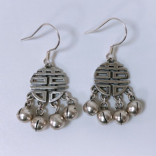 2021 new real s925 sterling sier jewelry double happiness bell woman earrings happy peace mother gift im3s, Silver
2021 new real s925 sterling sier jewelry double happiness bell woman earrings happy peace mother gift im3s, Silver