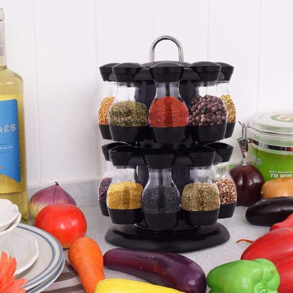 storage bottles & jars 8pcs/16pcs 360 rotating condiment spice jar rack kitchen cruet bottle coffee sugar seal container tools
storage bottles & jars 8pcs/16pcs 360 rotating condiment spice jar rack kitchen cruet bottle coffee sugar seal container tools