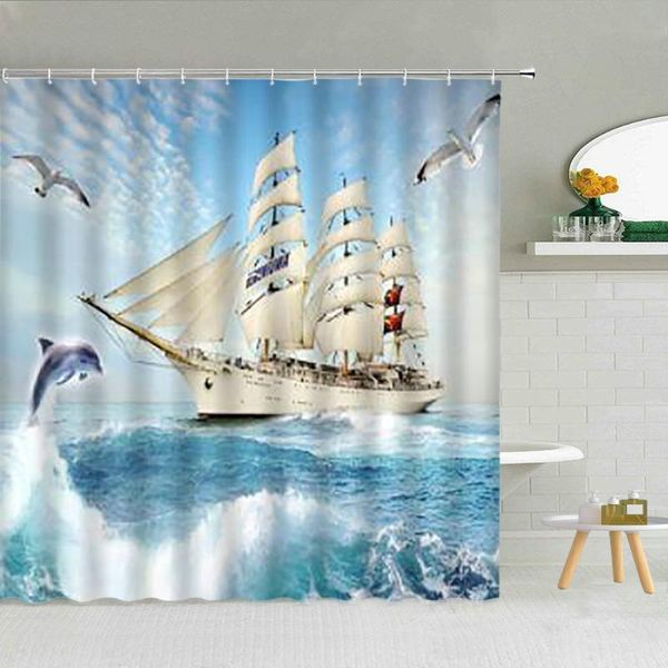 shower curtains retro sailboat navigation curtain sea waves seagull dolphin bathroom decor ocean scenery waterproof fabric set
shower curtains retro sailboat navigation curtain sea waves seagull dolphin bathroom decor ocean scenery waterproof fabric set