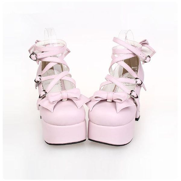 dress shoes japanese lolita cosplay 9cm high heels pu leather criss cross strappy pumps, Black
dress shoes japanese lolita cosplay 9cm high heels pu leather criss cross strappy pumps, Black