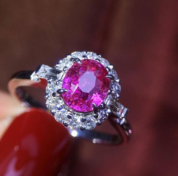 cluster rings j424 pink sapphire ring real pure 18 k natural gemstones 1.25ct diamonds stone female, Golden;silver
cluster rings j424 pink sapphire ring real pure 18 k natural gemstones 1.25ct diamonds stone female, Golden;silver
