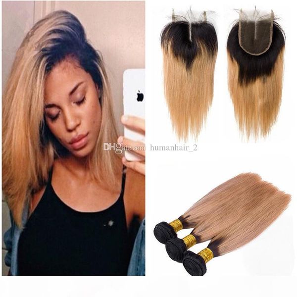 silk straight ombre human hair weaves with 4x4 lace closure two tone 1b 27 honey blonde straight hair bundles with lace closure, Black;brown
silk straight ombre human hair weaves with 4x4 lace closure two tone 1b 27 honey blonde straight hair bundles with lace closure, Black;brown