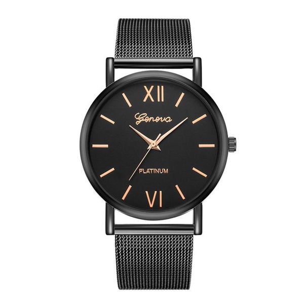 wristwatches fashion men's women's watch simple stainless steel mesh chain wristband luxury quartz ladies montre femme, Slivery;brown
wristwatches fashion men's women's watch simple stainless steel mesh chain wristband luxury quartz ladies montre femme, Slivery;brown