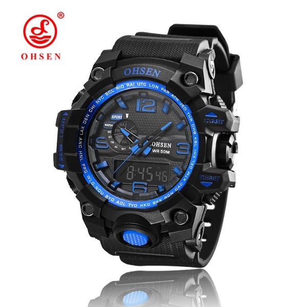 wristwatches ohsen brand men sports watches waterproof alarm chronograph led quartz plastic strap relogio masculino, Slivery;brown
wristwatches ohsen brand men sports watches waterproof alarm chronograph led quartz plastic strap relogio masculino, Slivery;brown