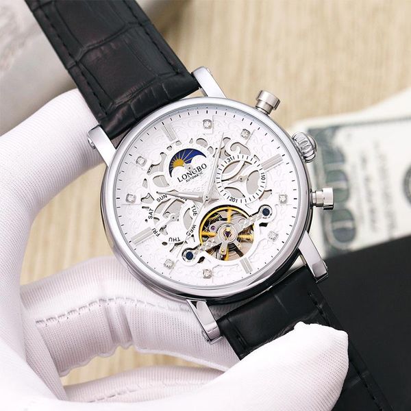 wristwatches longbo men mechanical wristwatch luxury business automatic watch casual waterproof relogio masculino, Slivery;brown
wristwatches longbo men mechanical wristwatch luxury business automatic watch casual waterproof relogio masculino, Slivery;brown