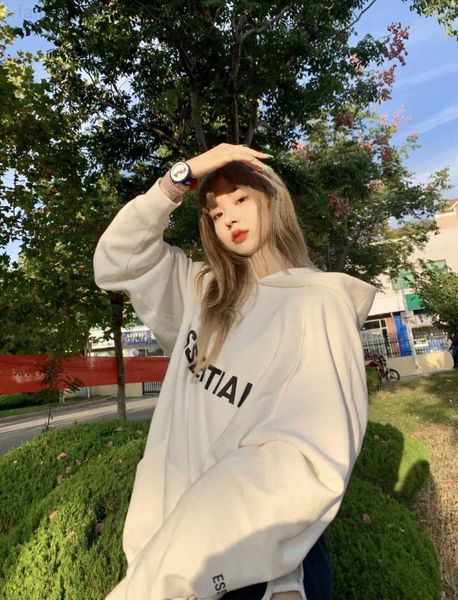 line fashion-essentials double hooded and plush sweater, Black
line fashion-essentials double hooded and plush sweater, Black