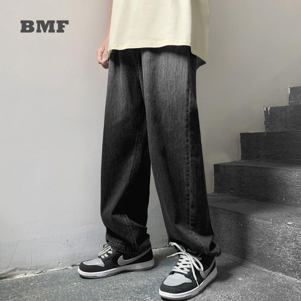men's jeans 2021 korean style streetwear hip hop fashion straight baggy kpop denim trousers men clothing harajuku cargo pants male, Blue
men's jeans 2021 korean style streetwear hip hop fashion straight baggy kpop denim trousers men clothing harajuku cargo pants male, Blue