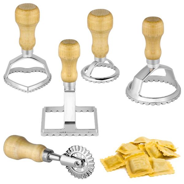 5pcs/set ravioli cutter stamp set pasta press ravioli maker mold tool dumplings stamps pastry wheel set cake mold tools
5pcs/set ravioli cutter stamp set pasta press ravioli maker mold tool dumplings stamps pastry wheel set cake mold tools