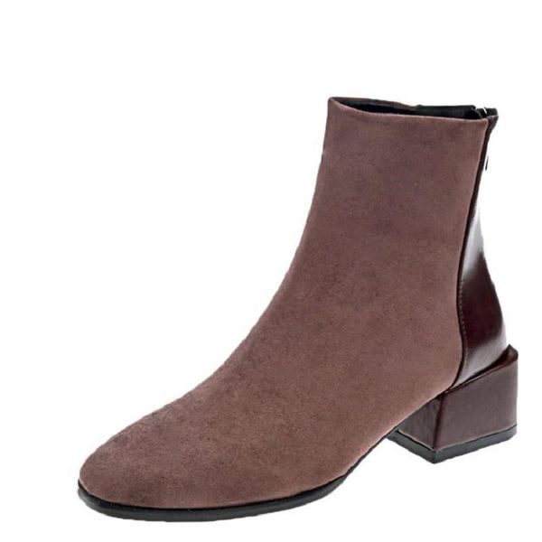 boots square with simple ankle female 2021 autumn and winter retro a zipper single round head, Black
boots square with simple ankle female 2021 autumn and winter retro a zipper single round head, Black