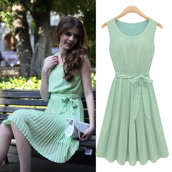 women's clothing dresses dress summer 2021 women's style sleeveless pleated vest skirt chiffon round neck mid dress, Black;gray
women's clothing dresses dress summer 2021 women's style sleeveless pleated vest skirt chiffon round neck mid dress, Black;gray