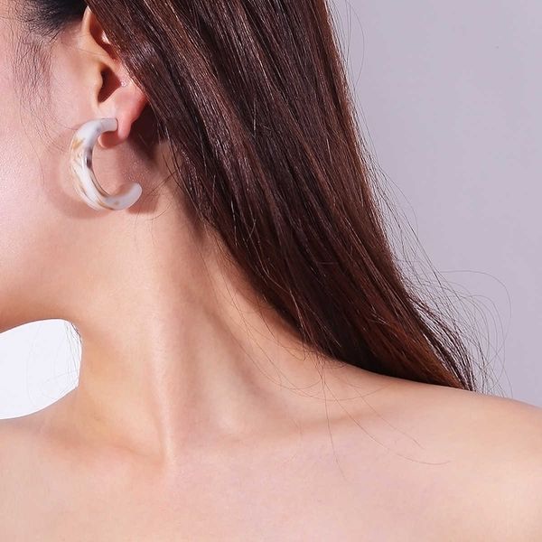 korean version versatile personality ear jewelry workplace fashion multi color street p snail earrings wom, Silver
korean version versatile personality ear jewelry workplace fashion multi color street p snail earrings wom, Silver