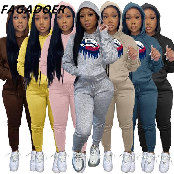 women's two piece pants fagadoer casual women print tracksuits autumn winter hoodies sweatshirt and jogger sets fitness outfit matching, White
women's two piece pants fagadoer casual women print tracksuits autumn winter hoodies sweatshirt and jogger sets fitness outfit matching, White